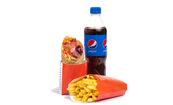 Шаурма меню з яловичиною х2