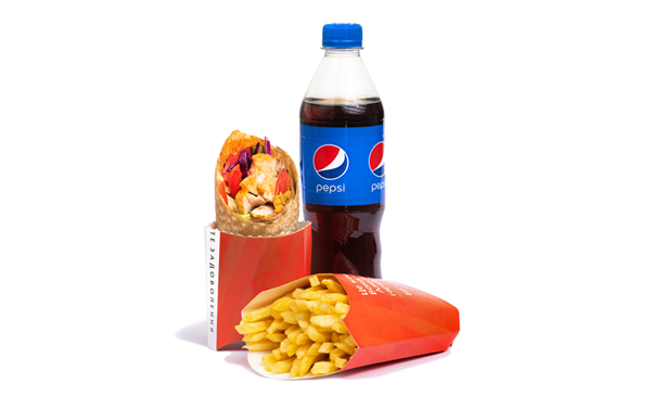 Шаурма меню з курочкою х2