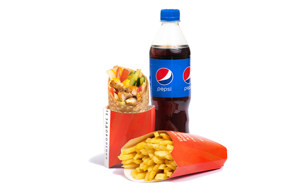 Шаурма меню з сиром